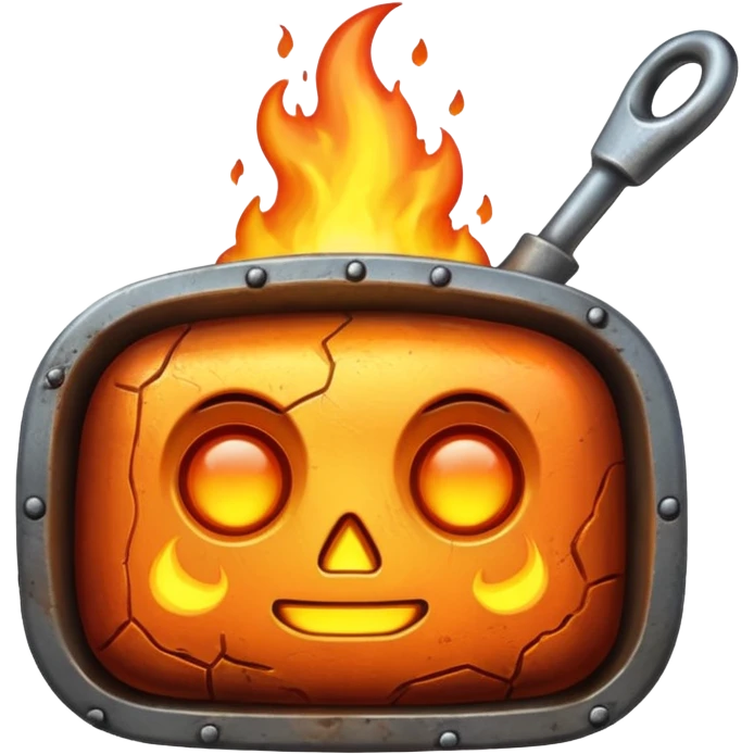 hot iron metal emoji
