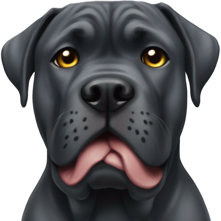Cane Corso cropped ears Christmas  emoji
