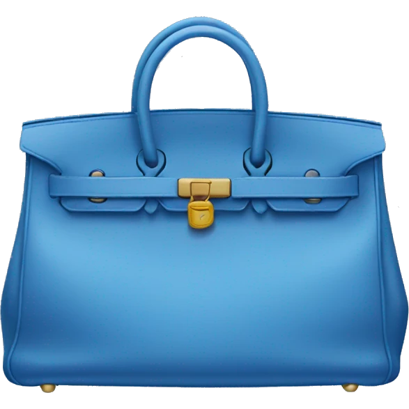 Blue birkin bag emoji