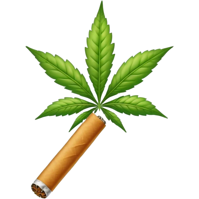 weed joint emoji