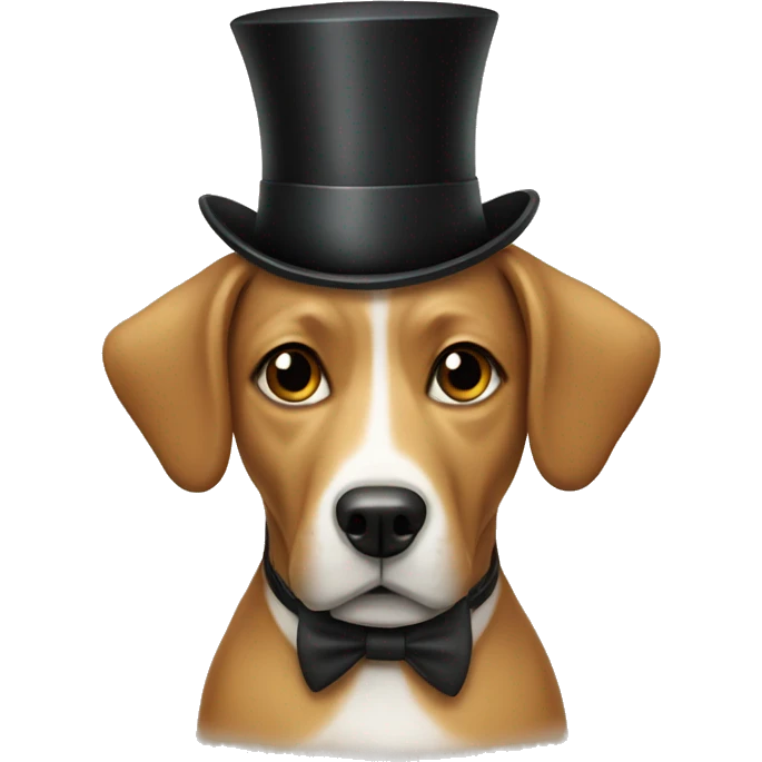 dog with prophet and monocle  emoji