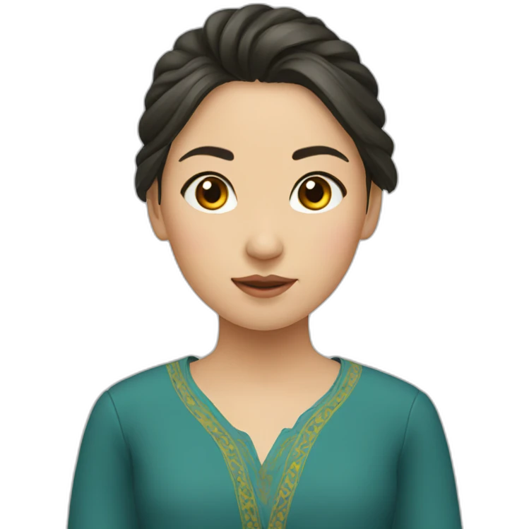 kazakh girl emoji