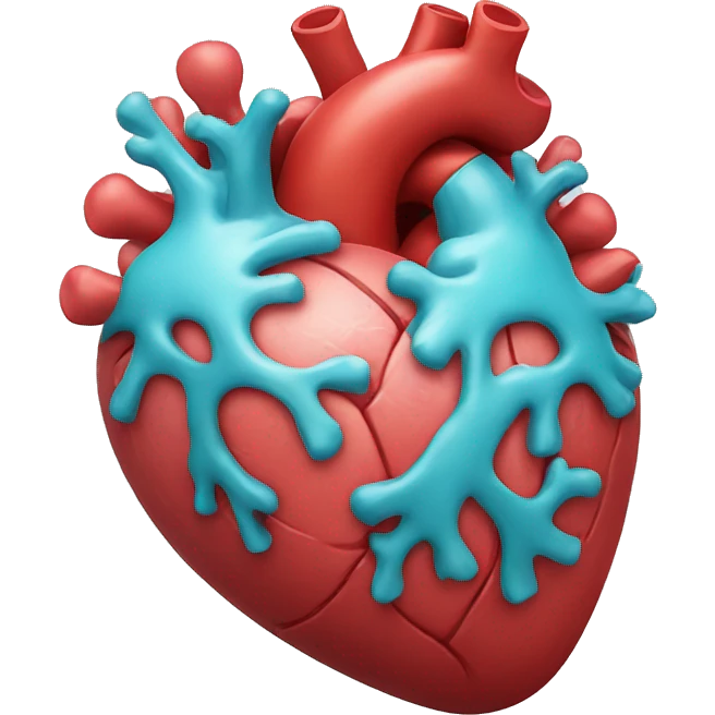 Human heart emoji