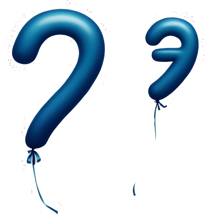 balloon-shaped-like-number-7 emoji