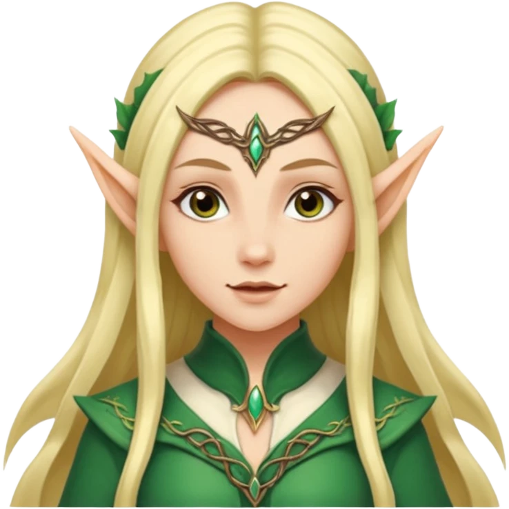 woman with pointed elf ears emoji