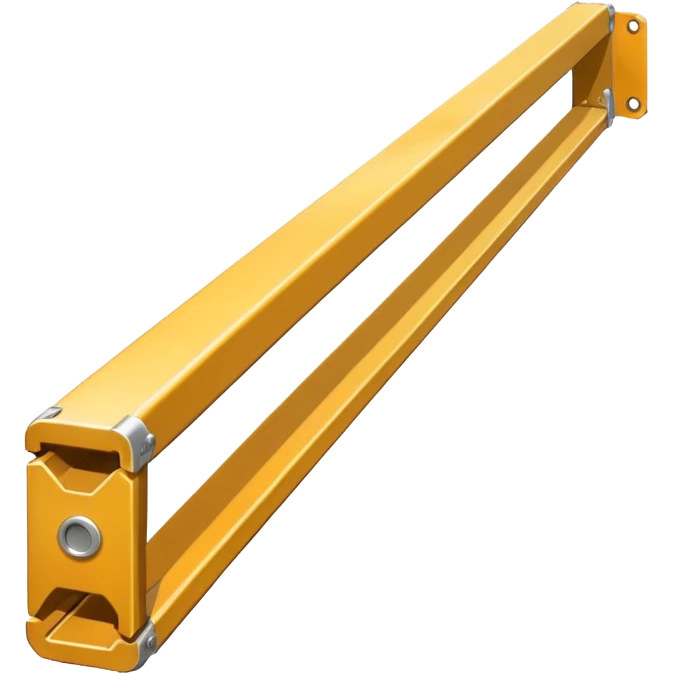 industrial metal beam, clean, no rust, as simple as possible emoji