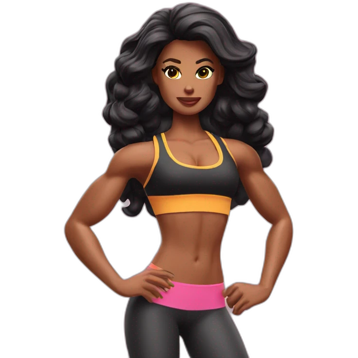 Muscle Barbie emoji