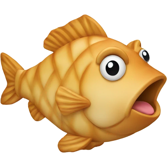 fish shape bread emoji