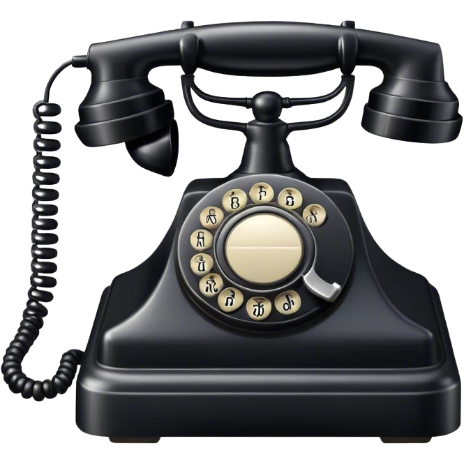 old telephone emoji
