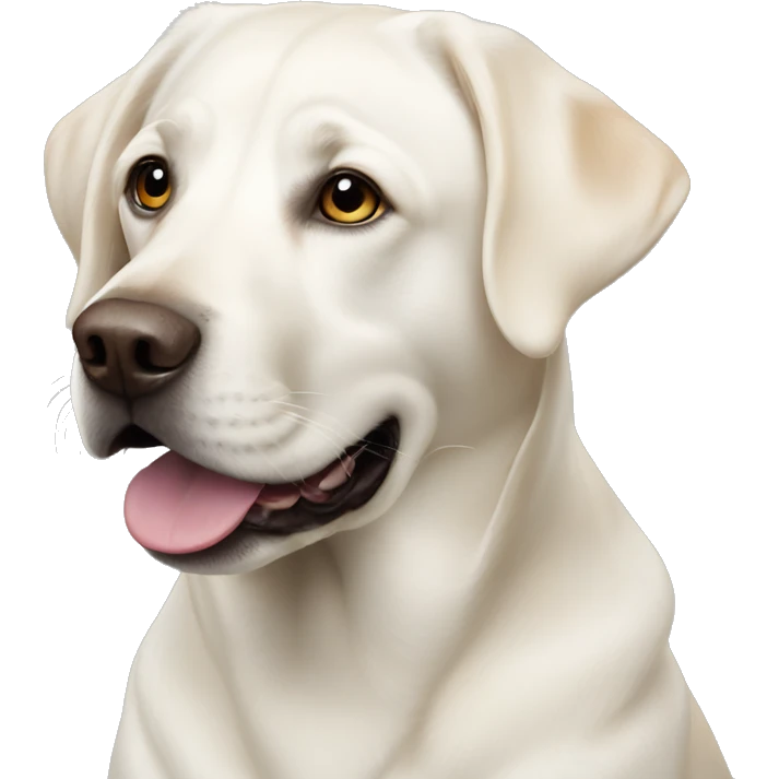 White Labrador emoji