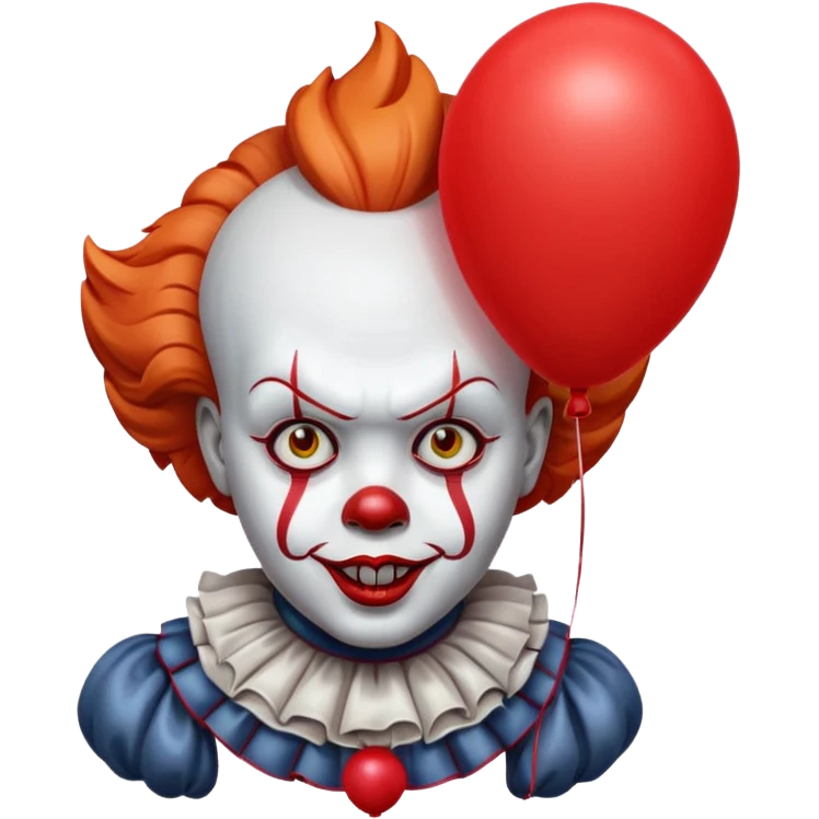 Pennywise avec un ballon emoji