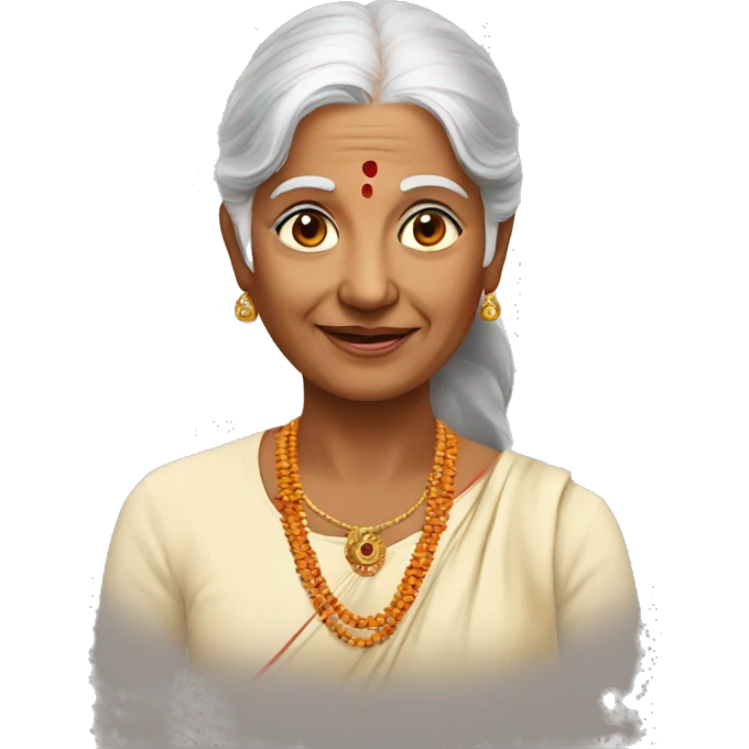 Indian old year 75 aaji emoji