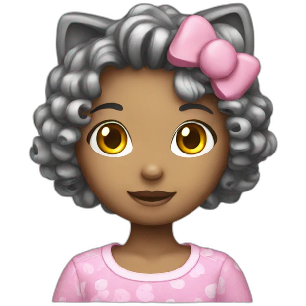 Hello kitty emoji
