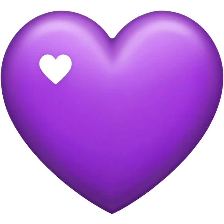 Purple heart emoji