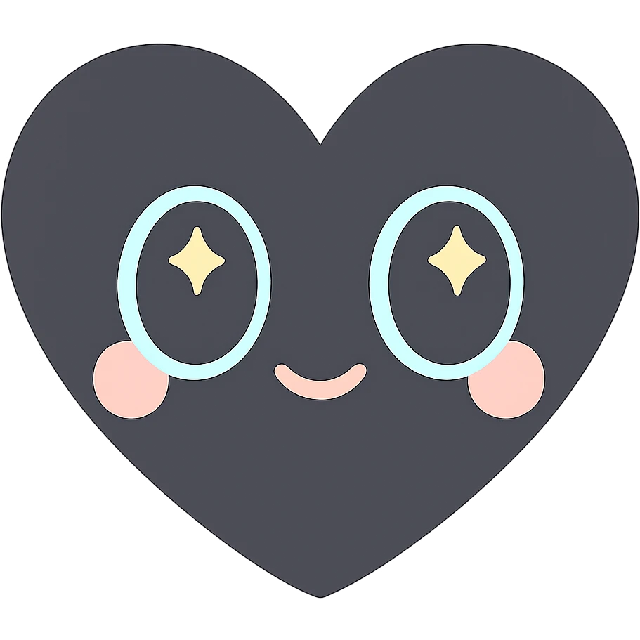black heart emoji
