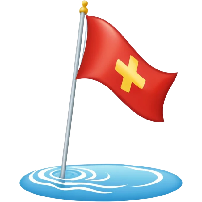 lifeguard flag emoji