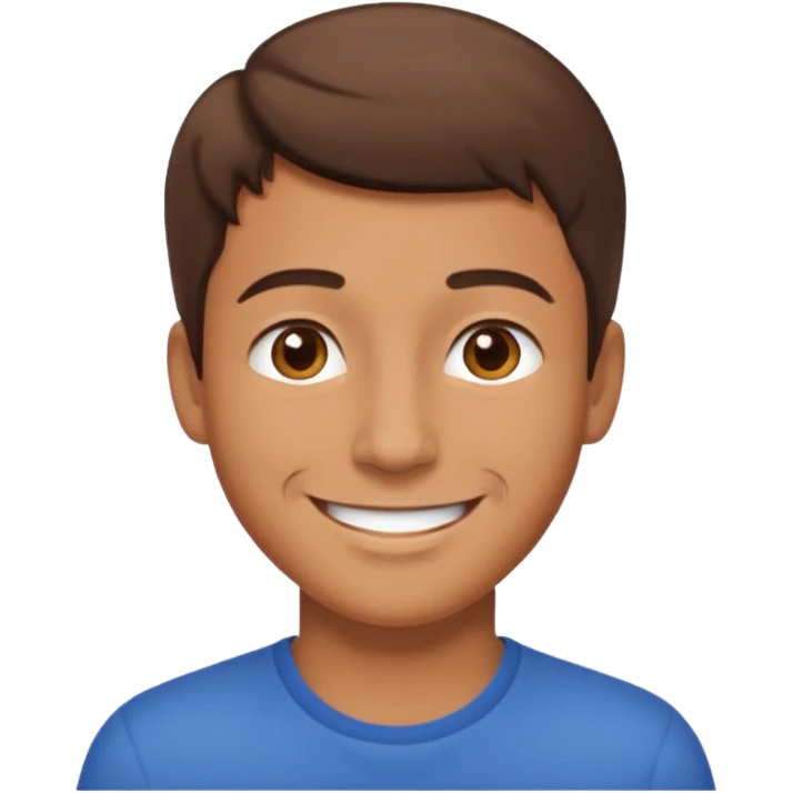 Man slapping his full grown hog emoji