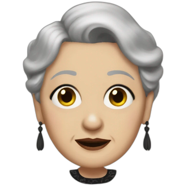 Abuela Addams emoji