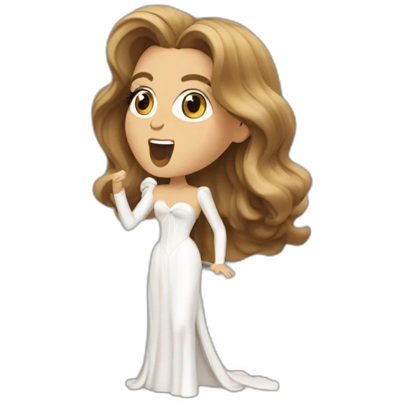 Celine dion singing emoji