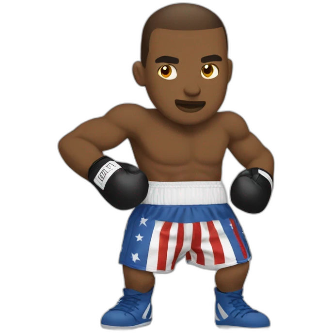 Combat de boxe emoji