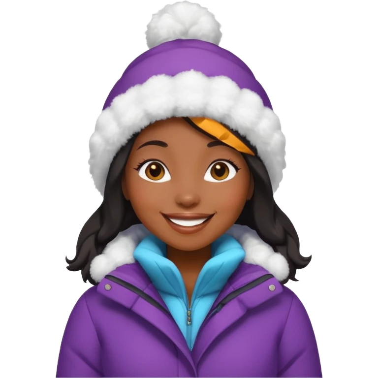 Black queens forever snow bunnies never emoji