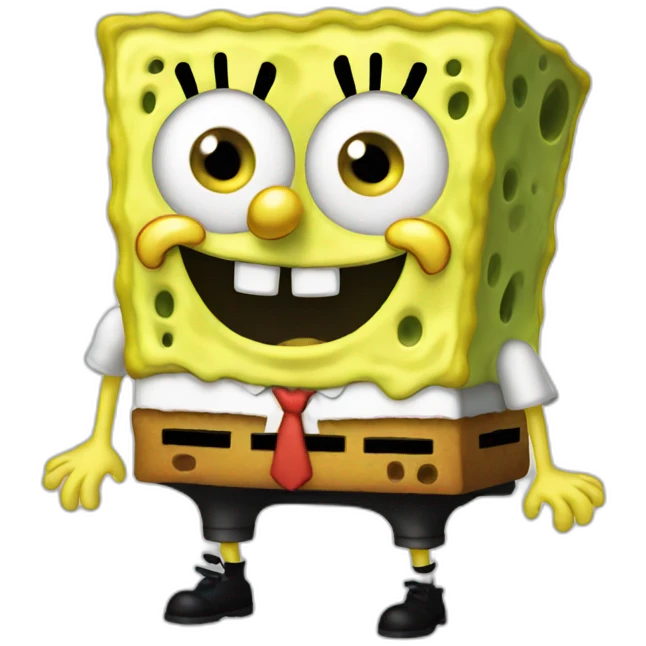 Spooky spongebob emoji