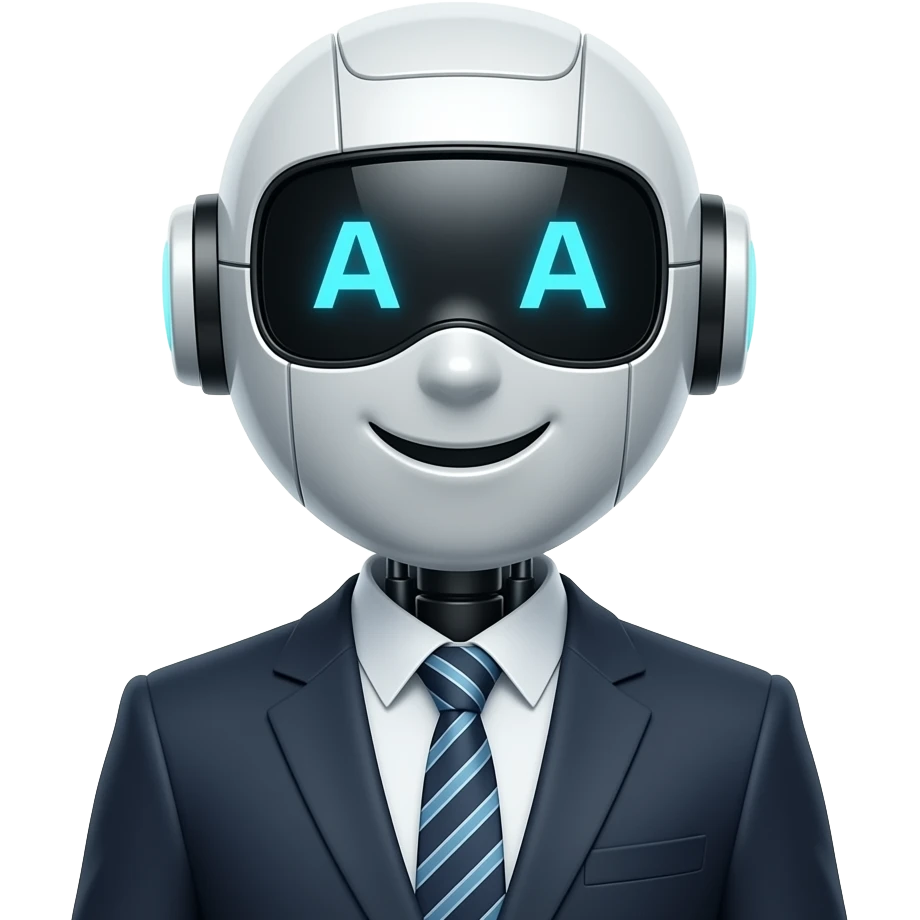 a friendly AI Emoji for a financial advisor Ai emoji