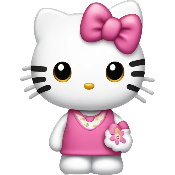 hello kitty with year emoji