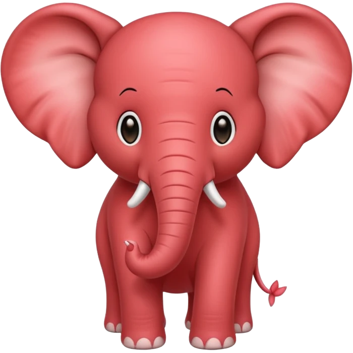 Strawberry elephant emoji