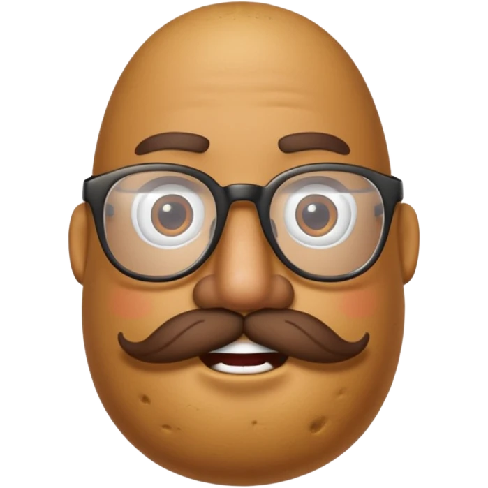 hipster potato head emoji