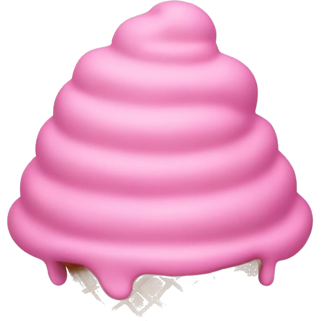 Ice cream pink emoji