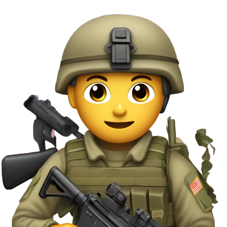 american soldier emoji