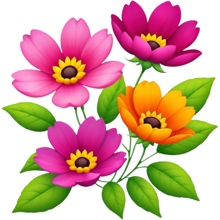 Beautiful flowers  emoji