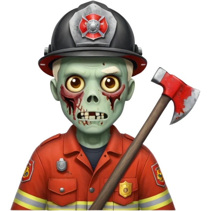 zombie firefighter emoji
