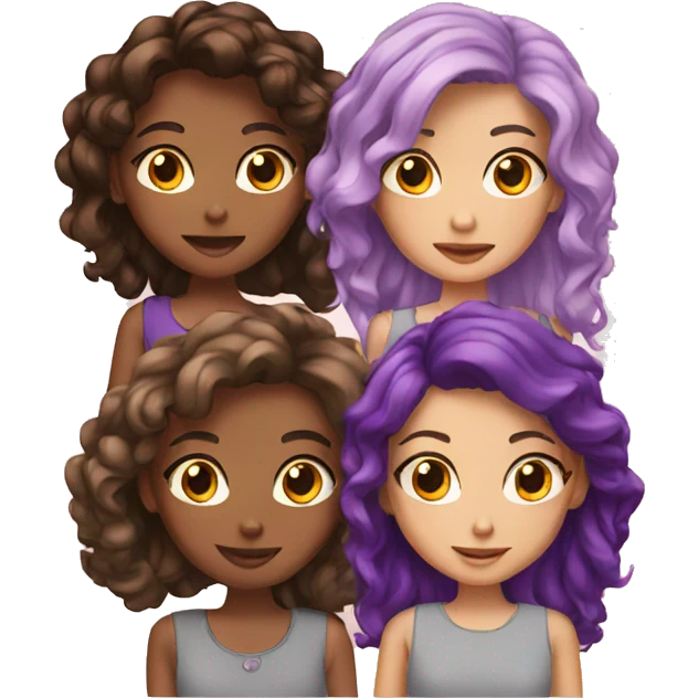 4 girls emoji