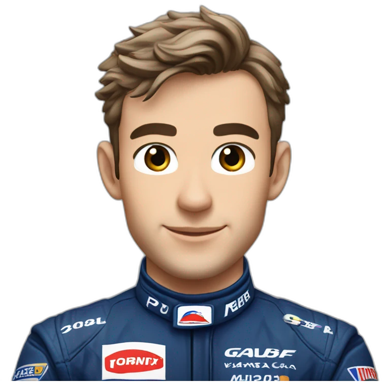 Pierre Gasly pilote alpine emoji