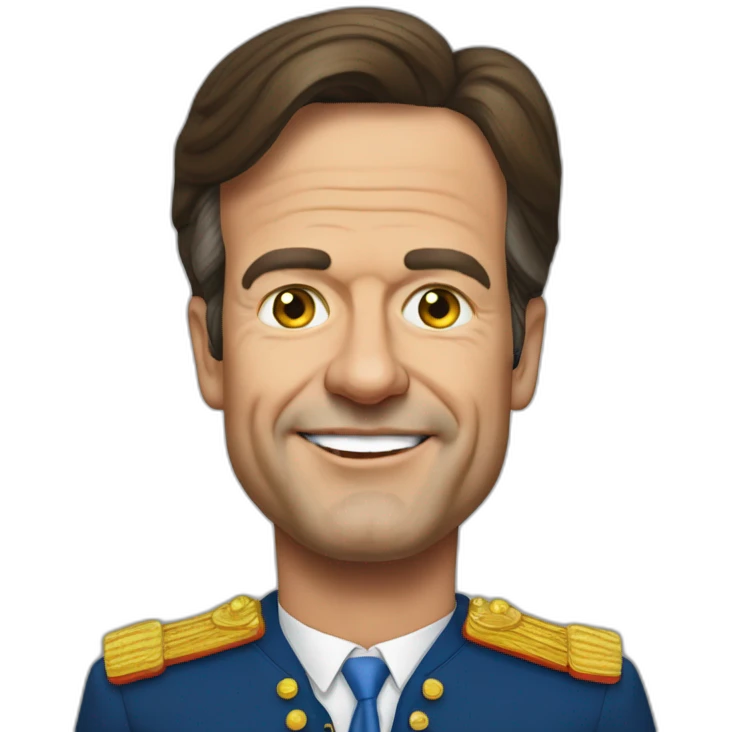 Mark Rutte Dressed up as Dilan Yesilgöz emoji
