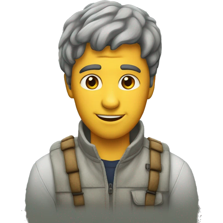 Тигр обнимает клюшку emoji