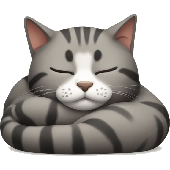 Sleepy cat emoji