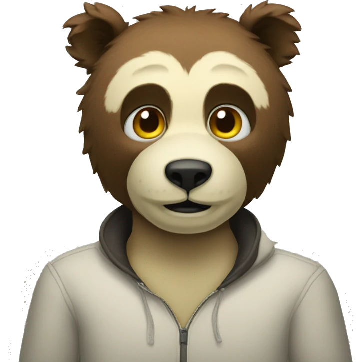 Oso animatronico emoji