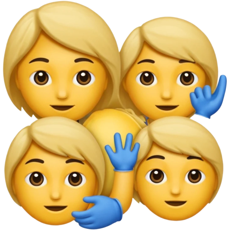 Галочка синия в синем кругу emoji