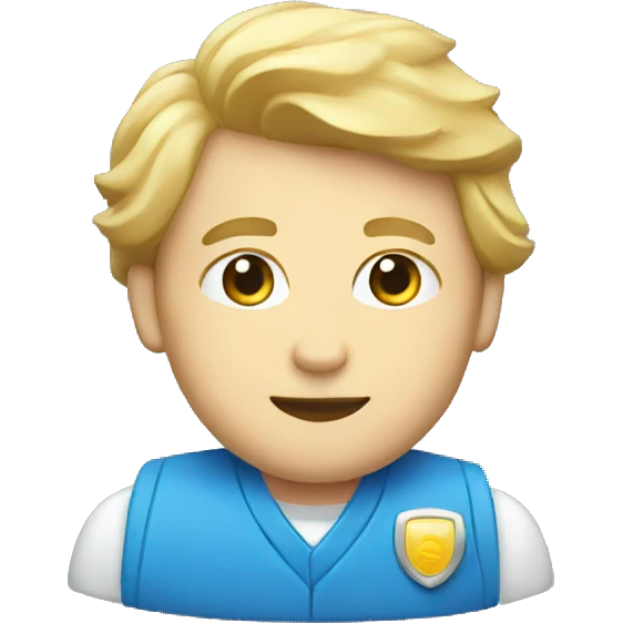 Blue badge emoji