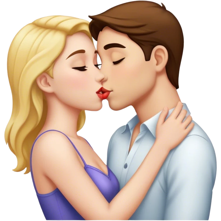 pew kissing  emoji