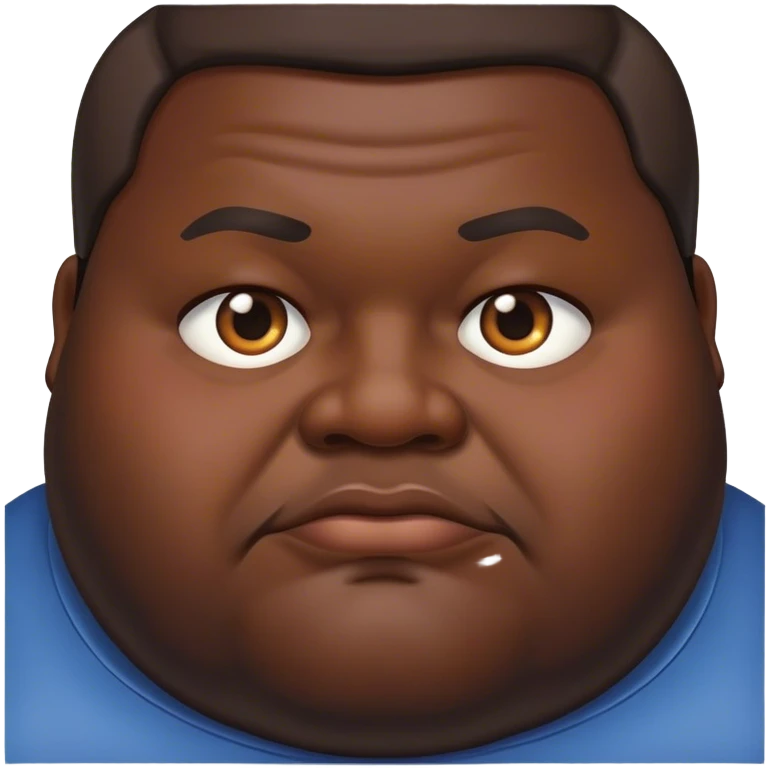 Fat man emoji