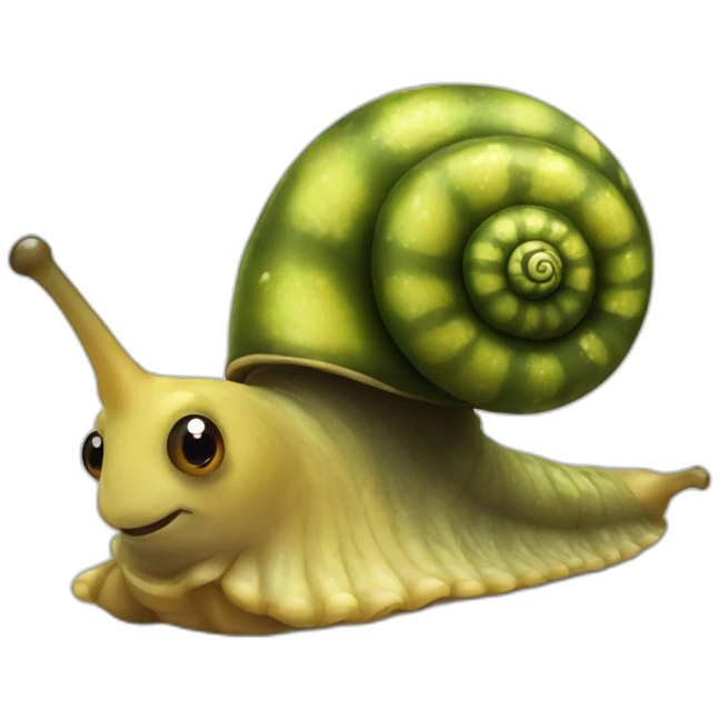 Slimy snail emoji