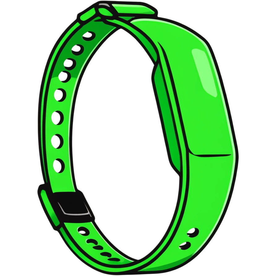green bracelet emoji