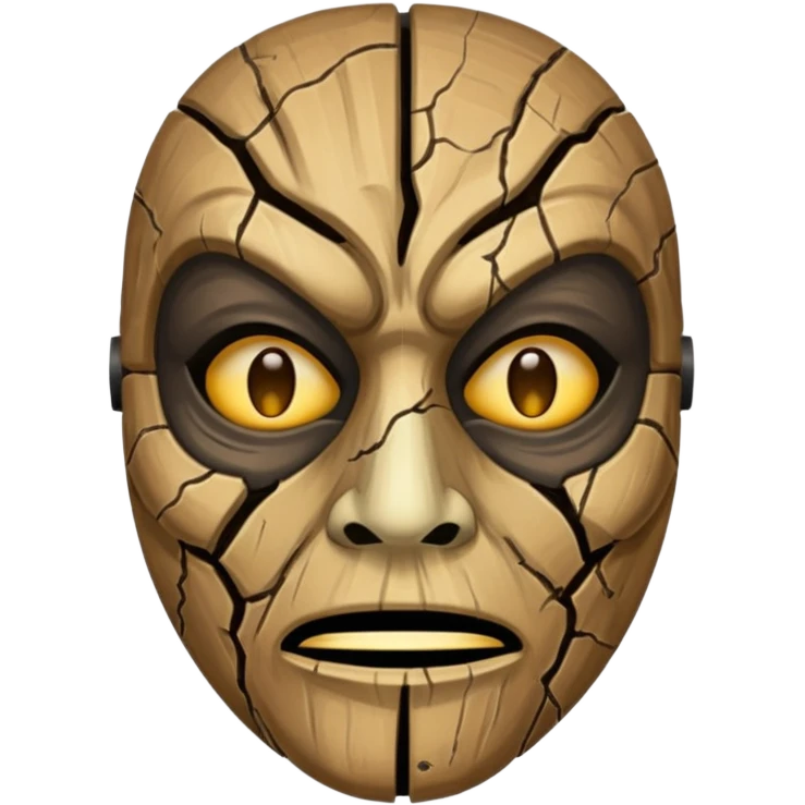 haunted dark mask emoji