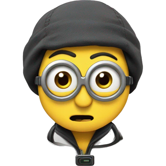 Despicable Me 4 minion with mind control emoji