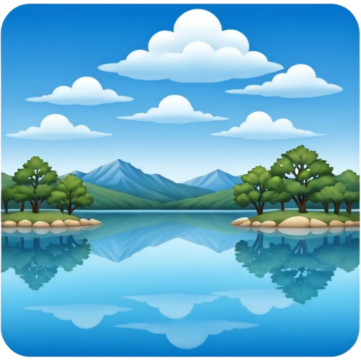 landscape lake in Texas emoji