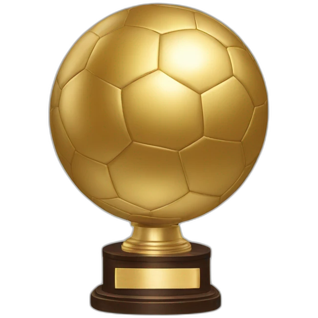 Ballon Do’r Golden Ball award emoji